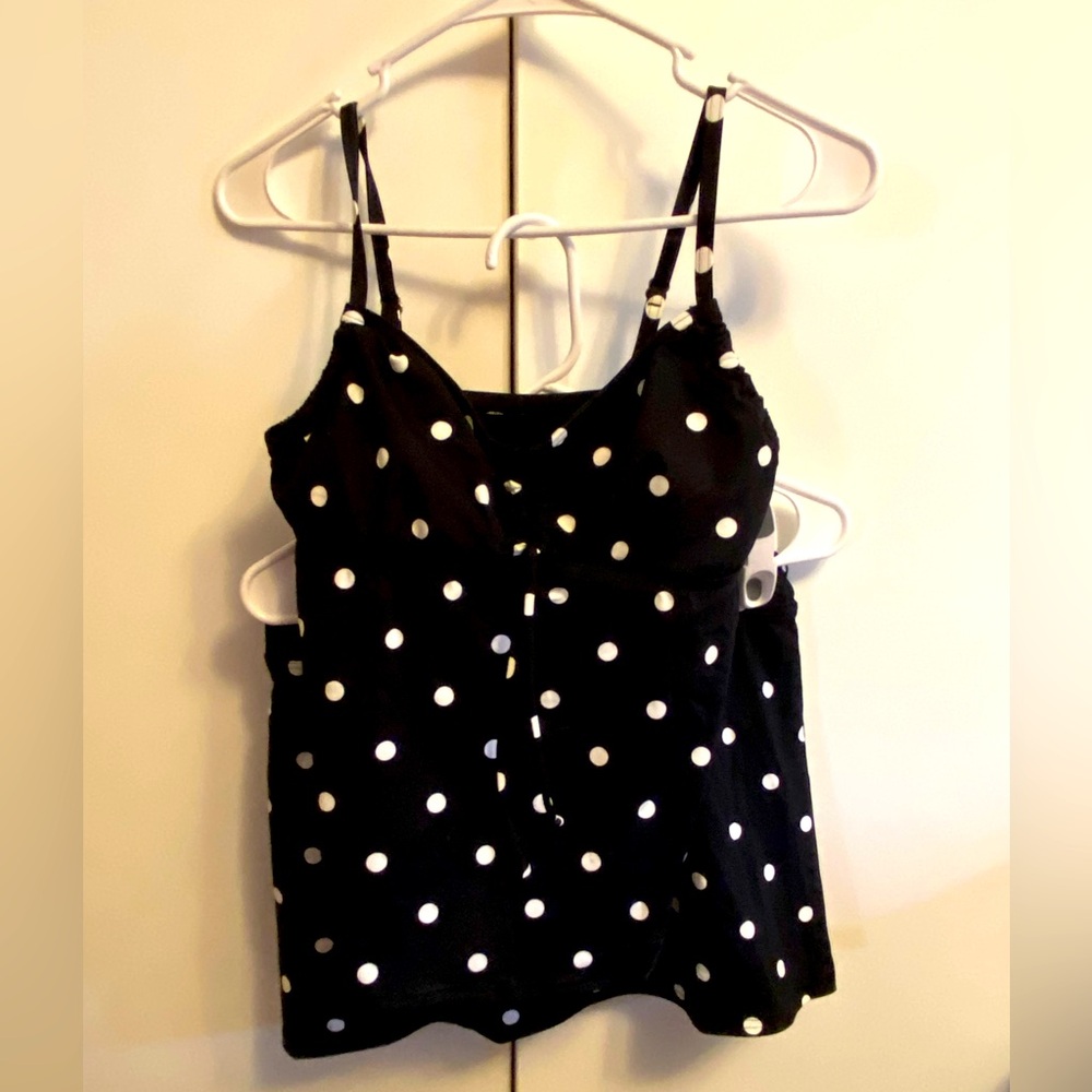 Land’s End Sz 6 Tankini and Swim Skirt Set